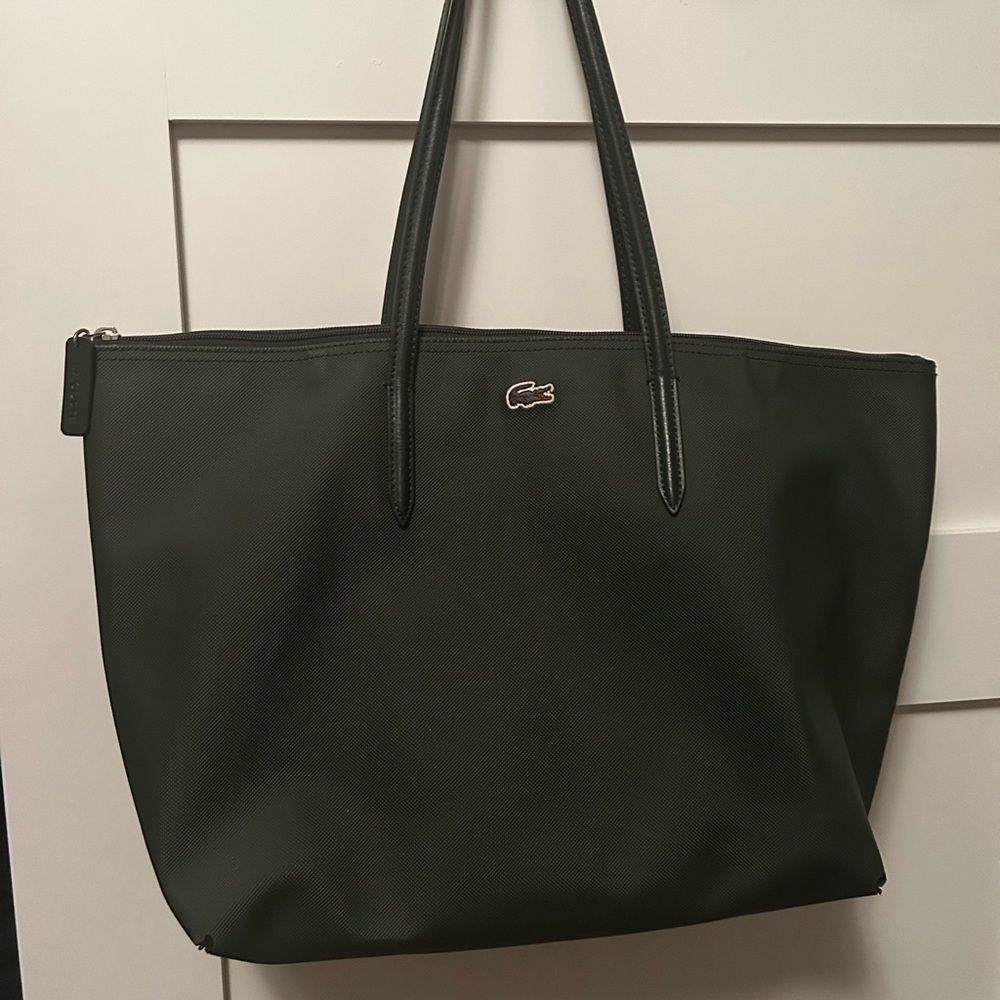 Lacoste Tote Bag - Dark Green